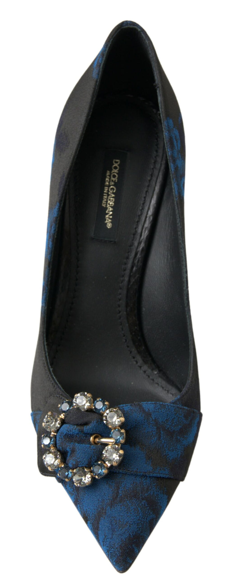 Elegant Blue Crystal Embellished Pumps Dolce & Gabbana