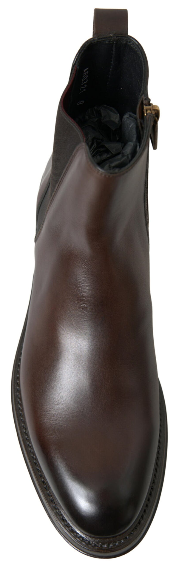 Elegant Leather Chelsea Boots Dolce & Gabbana