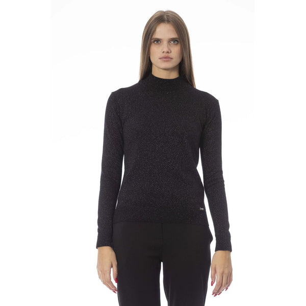 Black Cashmere Women Sweater Baldinini Trend