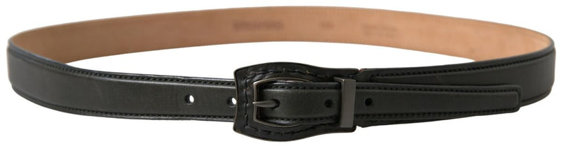 Exquisite Italian Leather Belt with Metal Buckle Ermanno Scervino