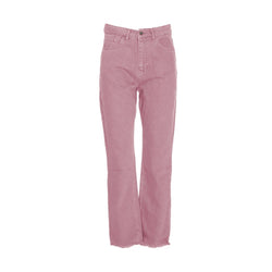 Chic Pink Raw Cut Bottom Jeans Hinnominate