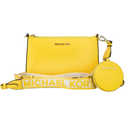 Jet Set Daffodil Vegan Crossbody Tech Attachment Bag Purse Michael Kors