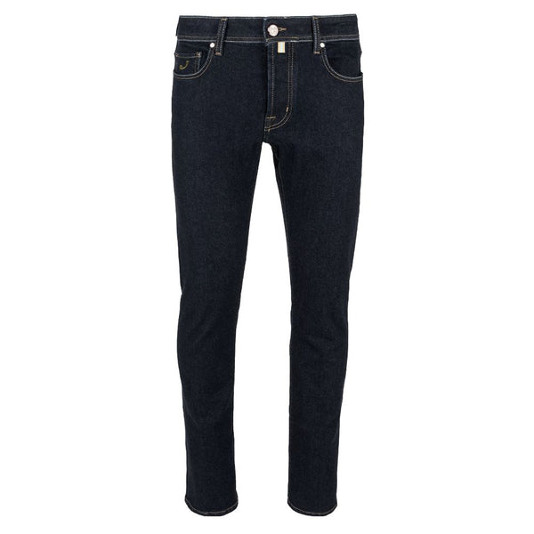 Elegant Slim Fit Dark Blue Designer Jeans Jacob Cohen