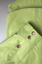 Elegant Light Green Cotton Button Down Shirt Dolce & Gabbana