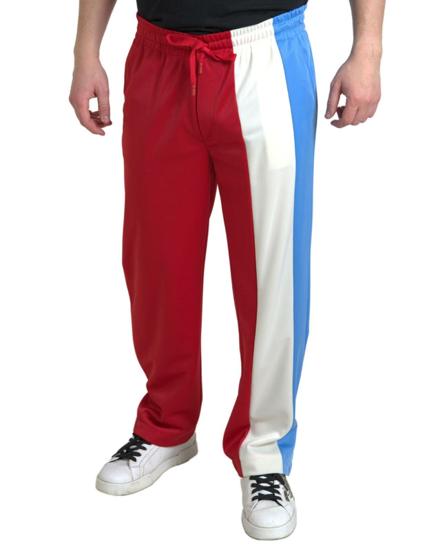 Elegant Striped Drawstring Sweatpants Dolce & Gabbana