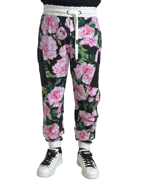 Elegant Multicolor Cotton Joggers Dolce & Gabbana