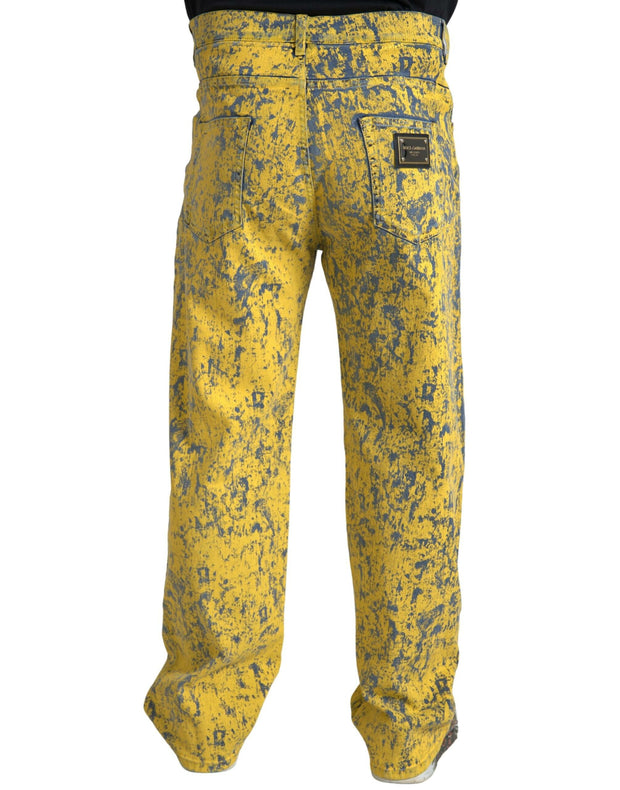 Italian Designer Straight Denim Jeans Dolce & Gabbana