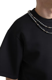 Embellished Neckline Casual T-Shirt Dolce & Gabbana