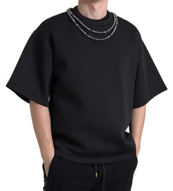 Embellished Neckline Casual T-Shirt Dolce & Gabbana