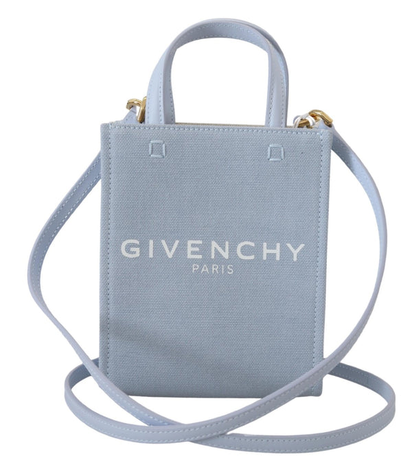 Chic Cloud Blue Cotton Mini Bag Givenchy