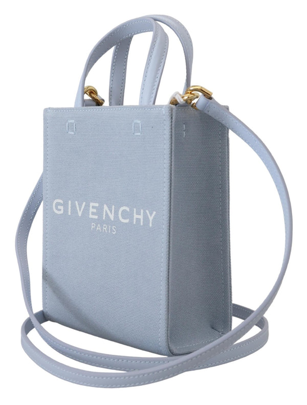 Chic Cloud Blue Cotton Mini Bag Givenchy