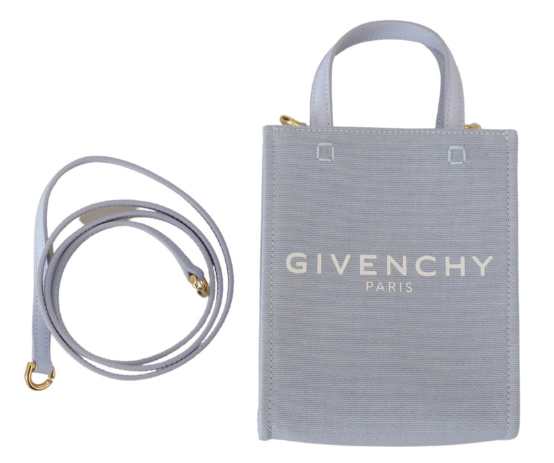 Chic Cloud Blue Cotton Mini Bag Givenchy