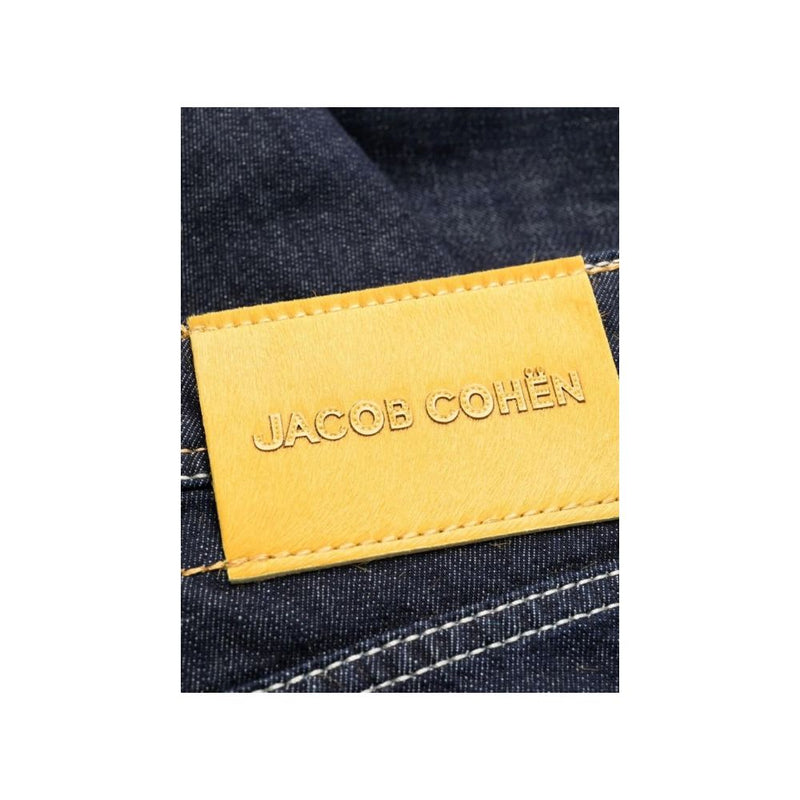 Exquisite Slim Fit Dark Blue Stretch Jeans Jacob Cohen