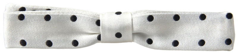 Stylish Polka Dot Silk Bow Tie Dolce & Gabbana