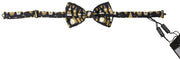 Elegant Black Silk Bow Tie Dolce & Gabbana