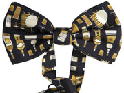 Elegant Black Silk Bow Tie Dolce & Gabbana