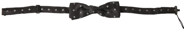 Elegant Black Silk Bow Tie Dolce & Gabbana