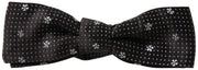 Elegant Black Silk Bow Tie Dolce & Gabbana