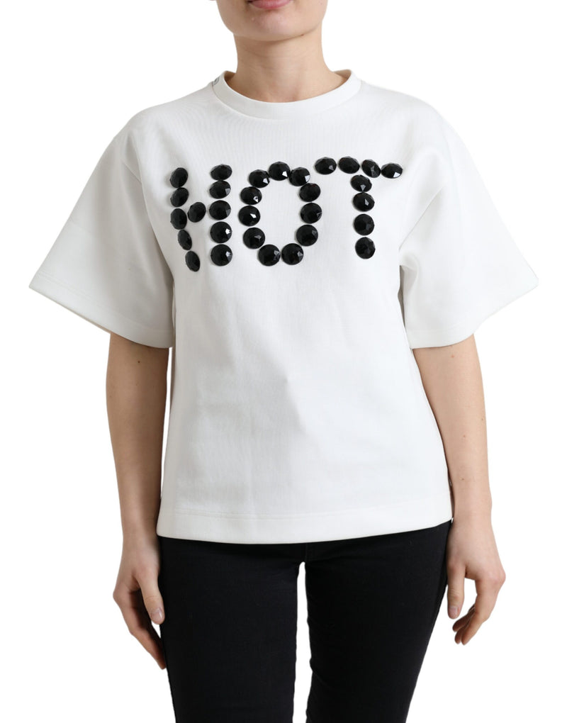 Embellished Crew Neck Fashion Tee Dolce & Gabbana