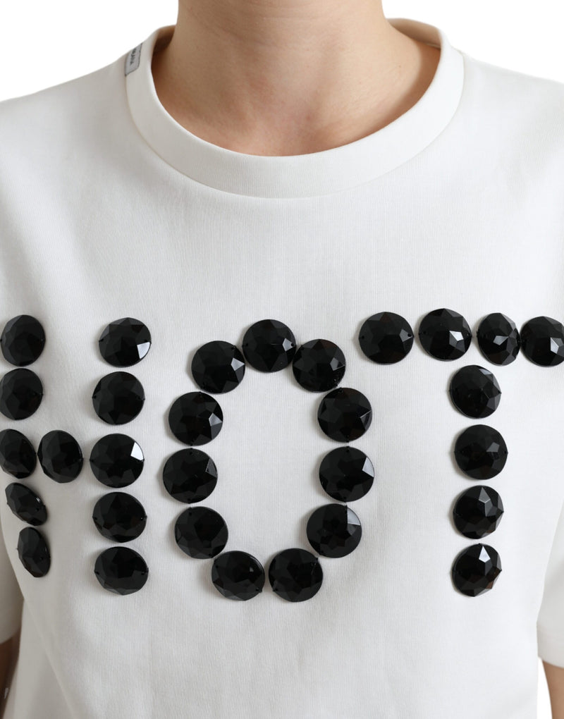 Embellished Crew Neck Fashion Tee Dolce & Gabbana