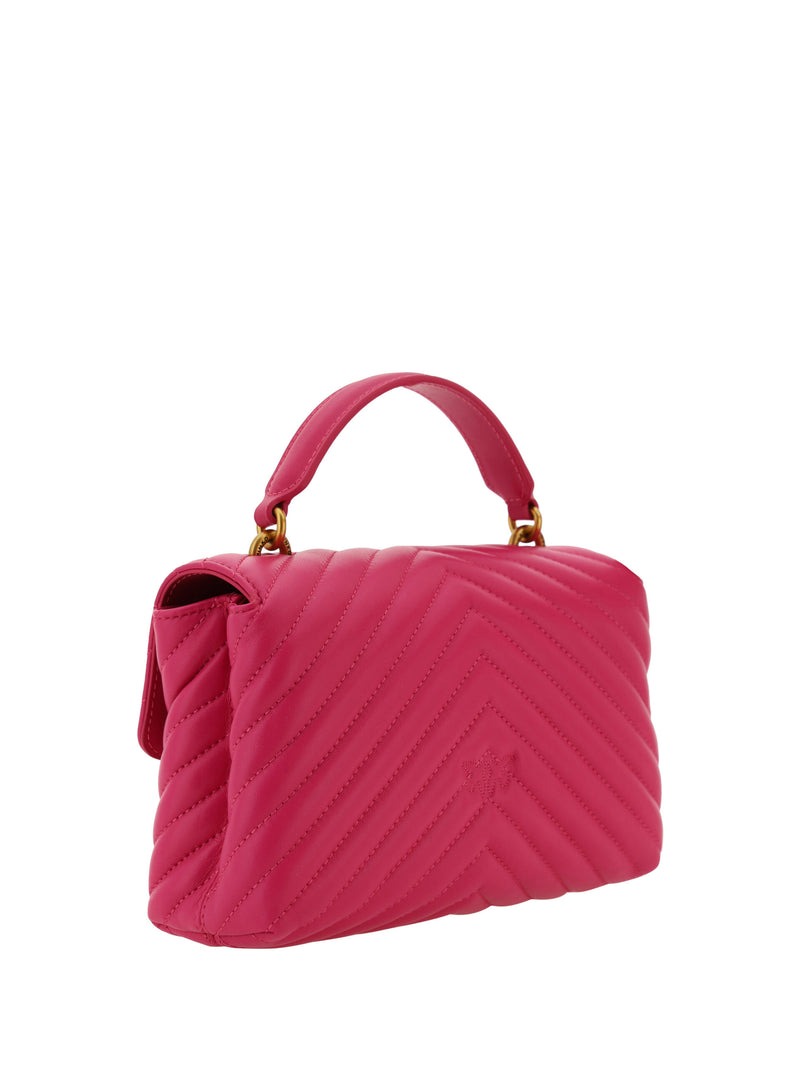 Chic Pink Quilted Leather Mini Handbag PINKO