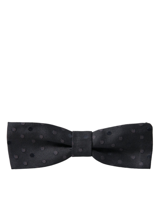 Opulent Silk Polka Dot Bow Tie for Men Dolce & Gabbana