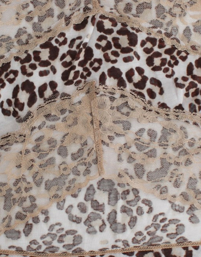 Elegant Floral Lace Longsleeve Top Cavalli