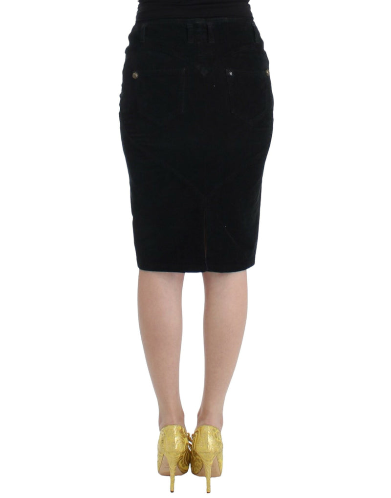 Elegant Black Pencil Skirt for Sophisticated Style Cavalli