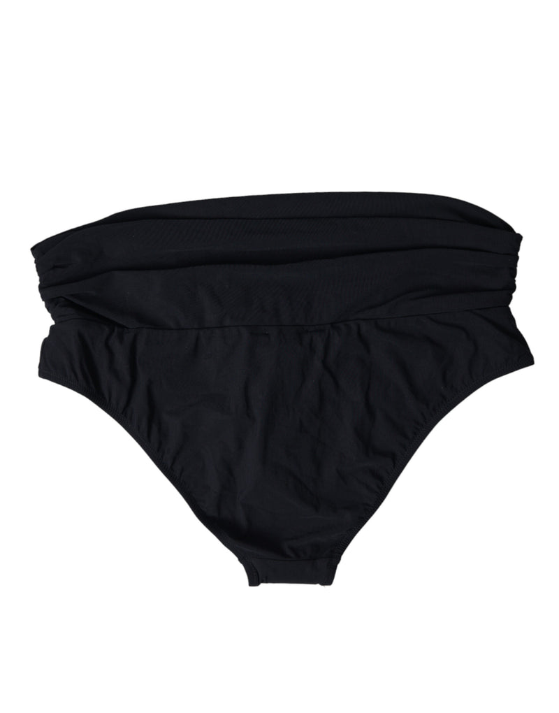 Elegant Black Bikini Bottom - Ultimate Beach Elegance Dolce & Gabbana