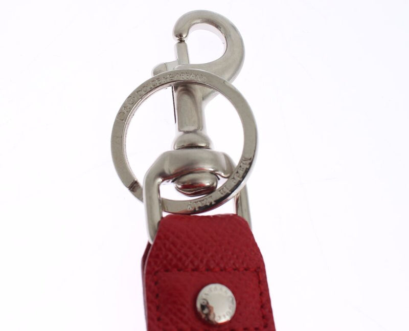 Multicolor Sicily Raffia Leather Keychain Dolce & Gabbana