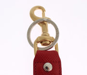 Chic Multicolor Raffia Leather Keychain Dolce & Gabbana