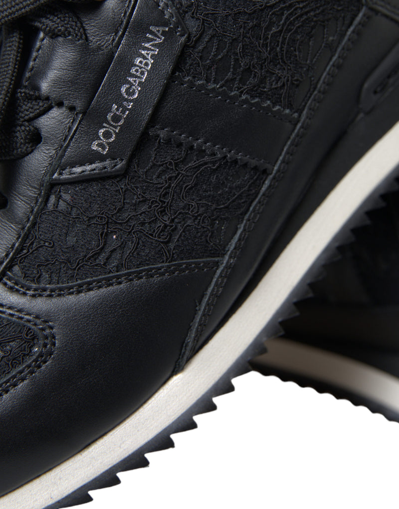 Elegant Black Classic Sneakers Dolce & Gabbana