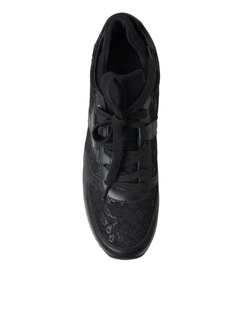 Elegant Black Classic Sneakers Dolce & Gabbana