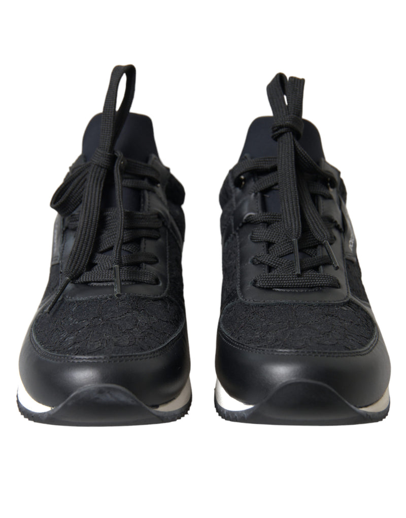 Elegant Black Classic Sneakers Dolce & Gabbana