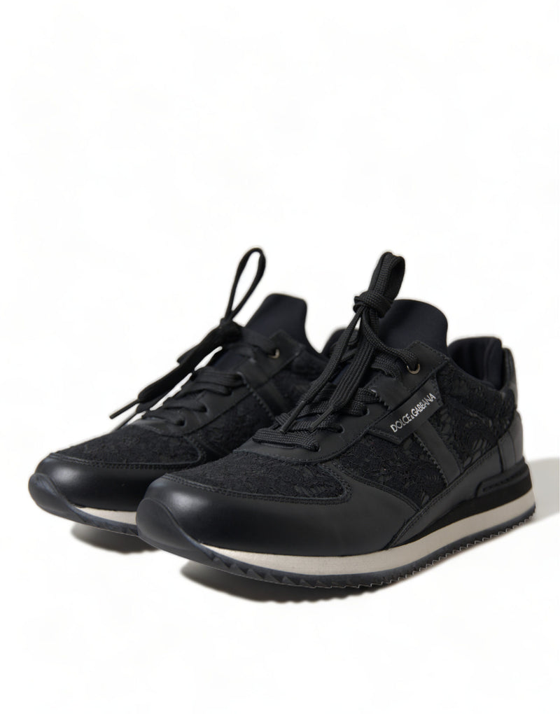 Elegant Black Classic Sneakers Dolce & Gabbana