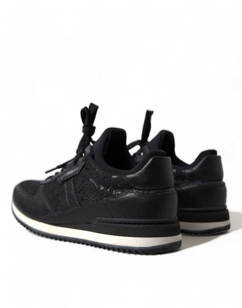 Elegant Black Classic Sneakers Dolce & Gabbana