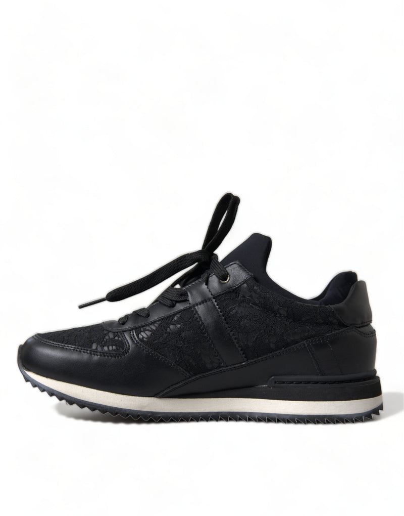 Elegant Black Classic Sneakers Dolce & Gabbana