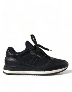 Elegant Black Classic Sneakers Dolce & Gabbana