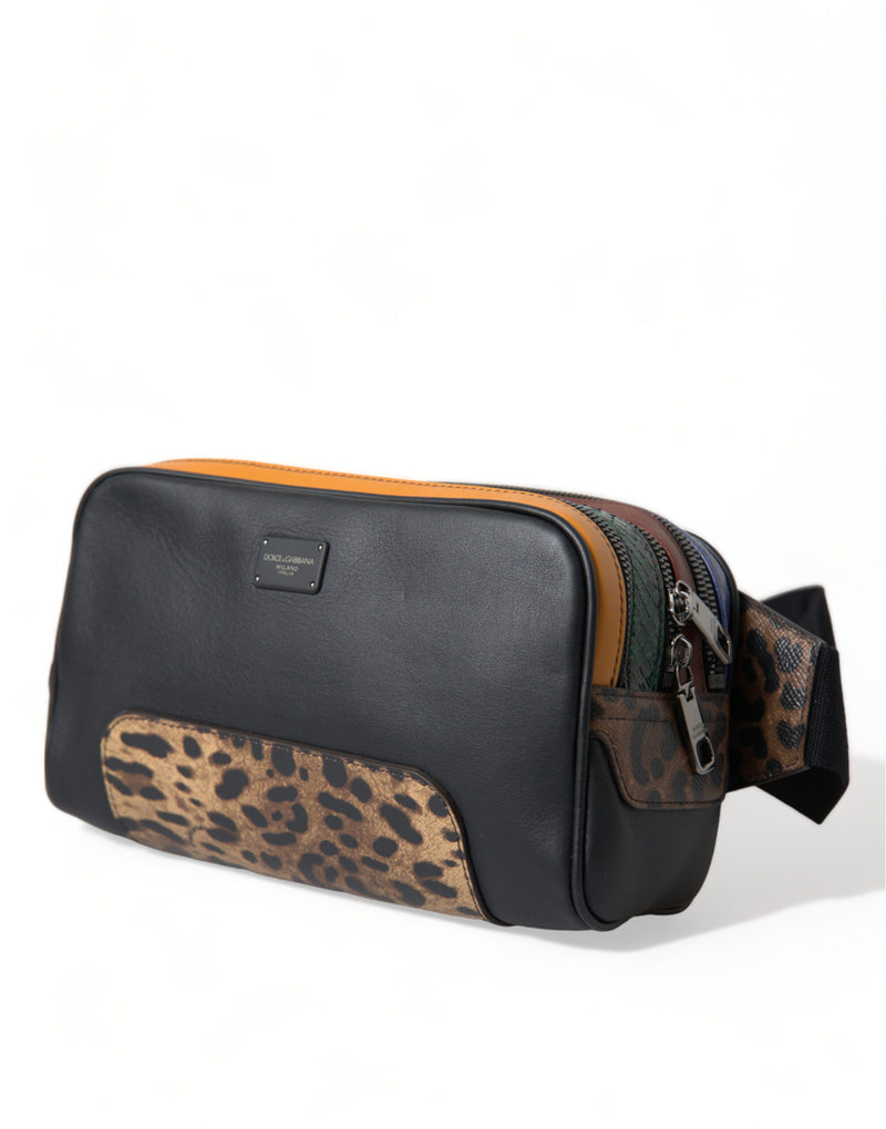 Exotic Leather Leopard Belt Bag Dolce & Gabbana