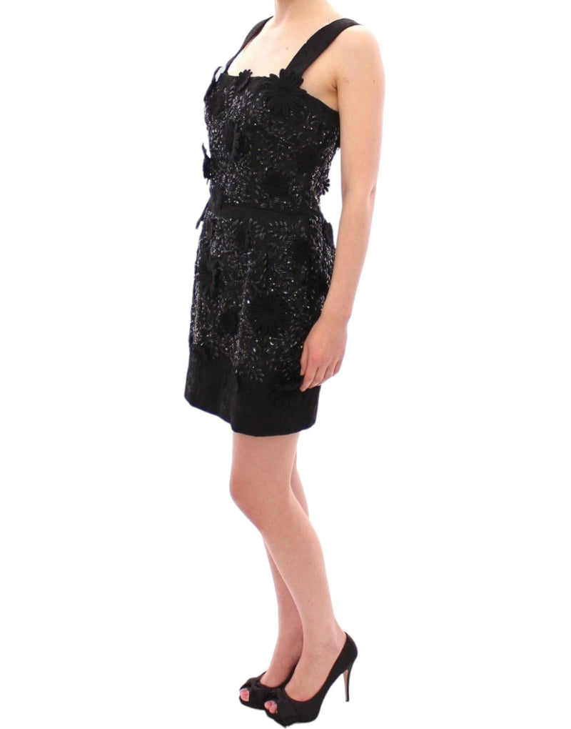 Elegant Sequined Mini Shift Dress Dolce & Gabbana