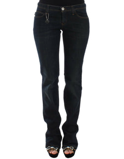 Chic Blue Slim Fit Denim Delight Costume National