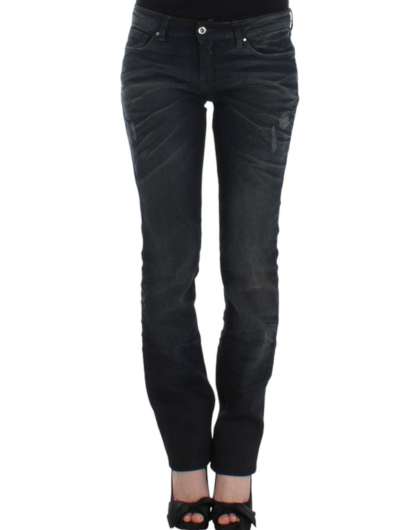 Chic Superskinny Blue Denim Jeans Costume National