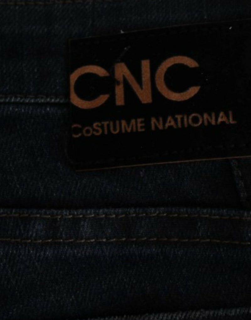 Chic Superskinny Blue Denim Jeans Costume National