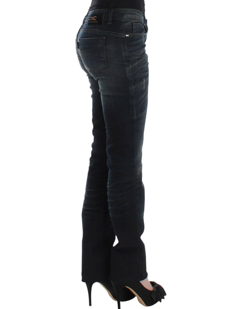 Chic Superskinny Blue Denim Jeans Costume National