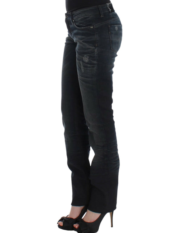 Chic Superskinny Blue Denim Jeans Costume National