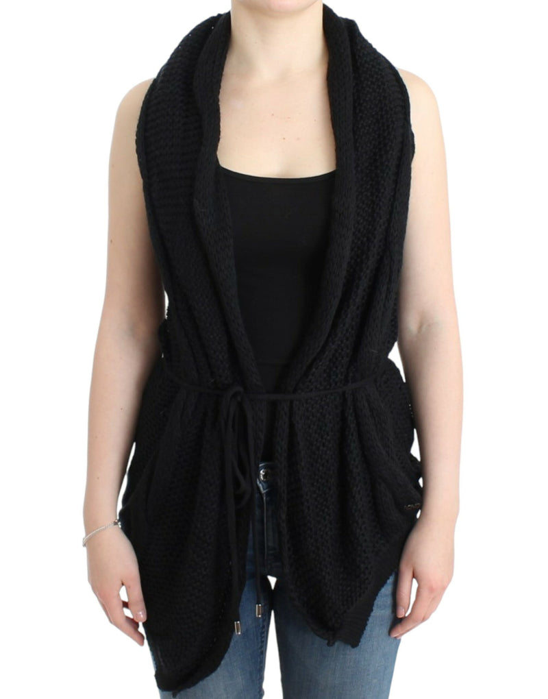 Chic Sleeveless Knitted Vest Cardigan Costume National