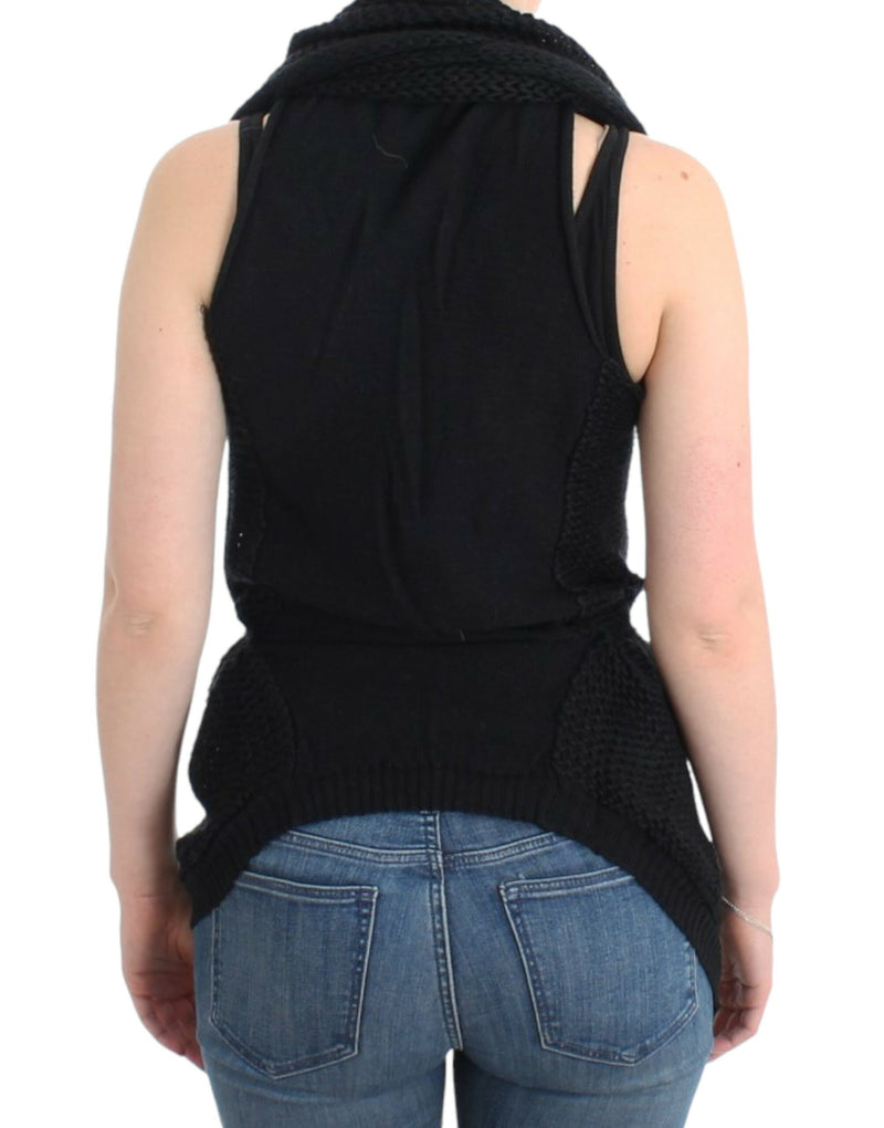 Chic Sleeveless Knitted Vest Cardigan Costume National