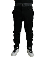 Elegant Cotton Stretch Jogger Pants Dolce & Gabbana