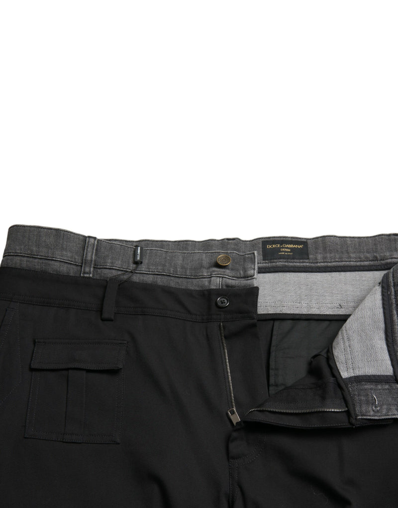 Elegant Cotton Stretch Jogger Pants Dolce & Gabbana