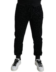 Elegant Leopard Joggers for Men Dolce & Gabbana